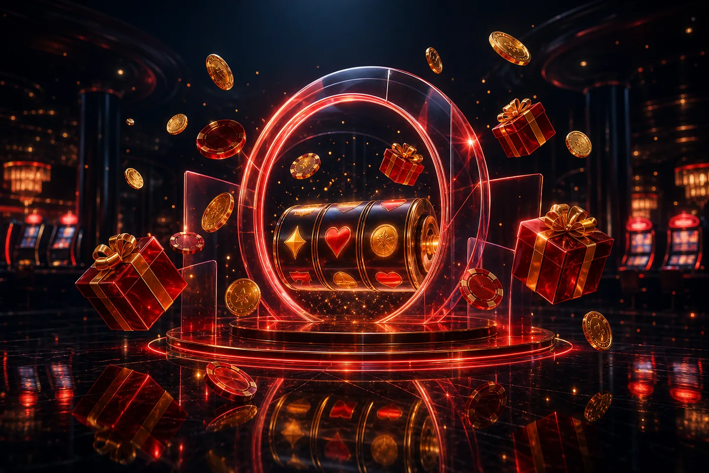 Bonusové nabídky Nine Casino v herním lobby